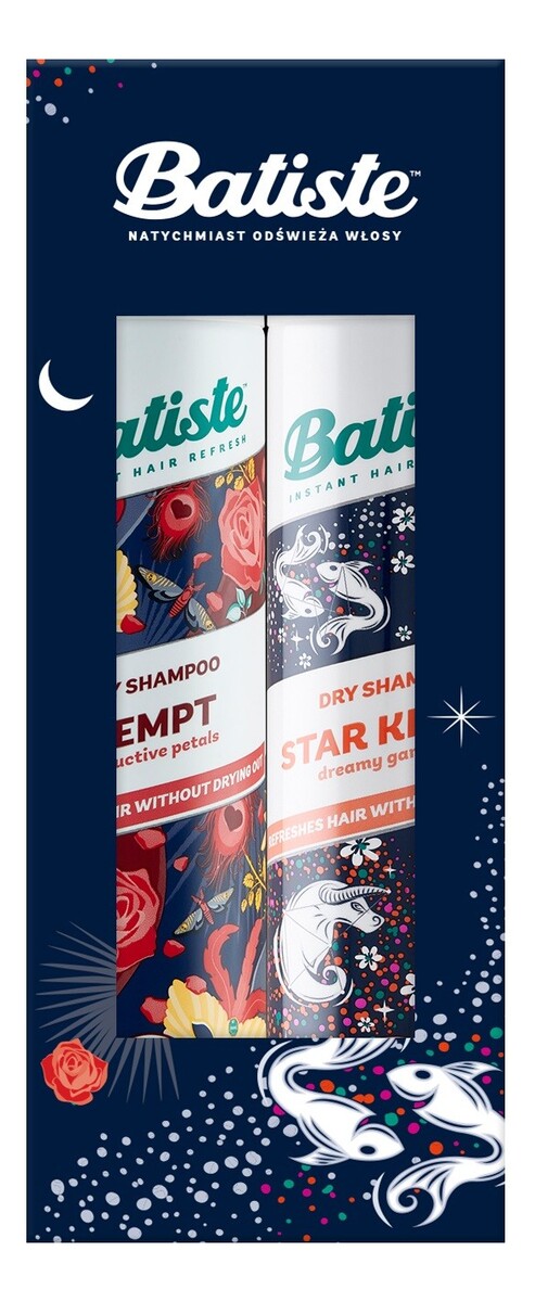 Zestaw tempt + star kissed suche szampony do włosów 200ml + 200ml