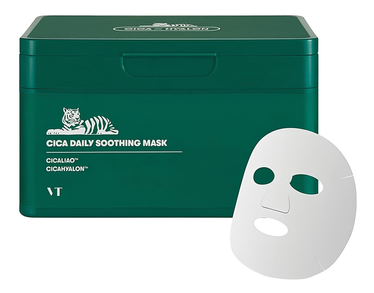 Cica daily soothing mask łagodząca maseczka w płachcie 30szt.