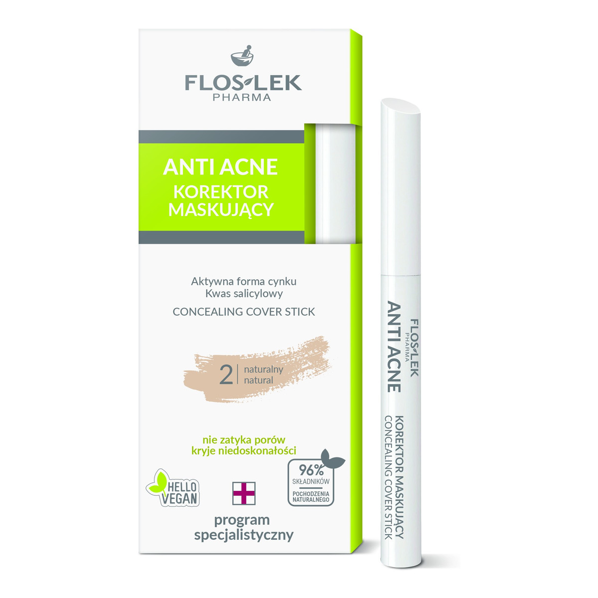 FlosLek Anti Acne Punktowy Korektor maskujący do twarzy