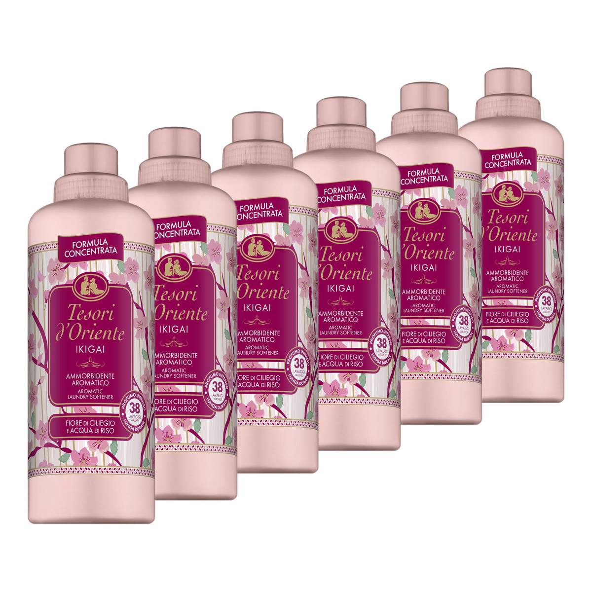 Tesori d'Oriente Ikigai Koncentrat do płukania tkanin 6x760ml