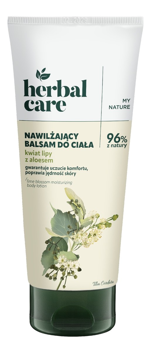 Nawilżający Balsam do ciała - kwiat lipy z aloesem