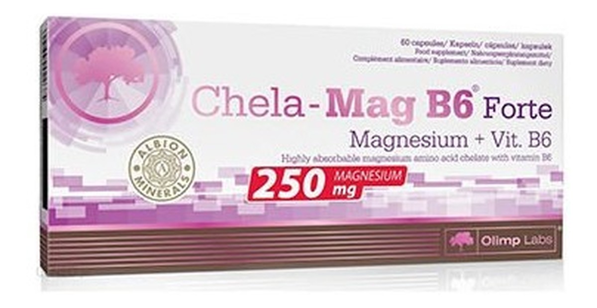 Chela Mag B6 Forte Mega suplement diety 60 kapsułek
