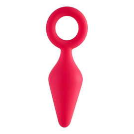 Love signal soft start plug korek analny red