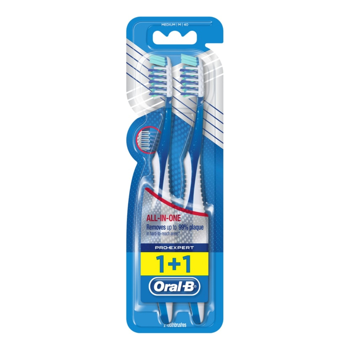 Oral-B Pro-Expert All In One Szczoteczka Do Zębów Medium 2 Sztuki
