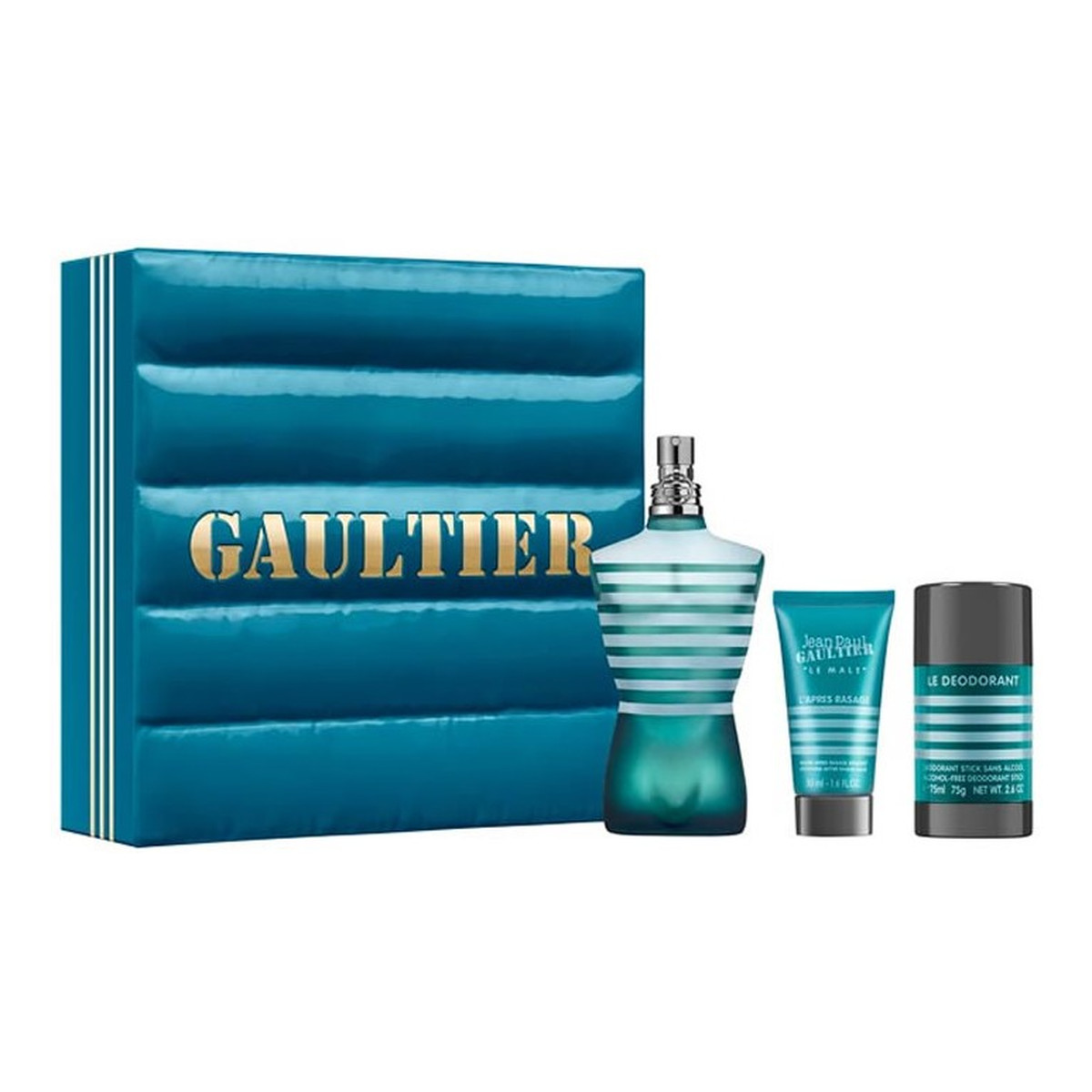 Jean Paul Gaultier Le Male Zestaw woda toaletowa spray 125ml + balsam po goleniu 50ml + dezodorant sztyft 75ml
