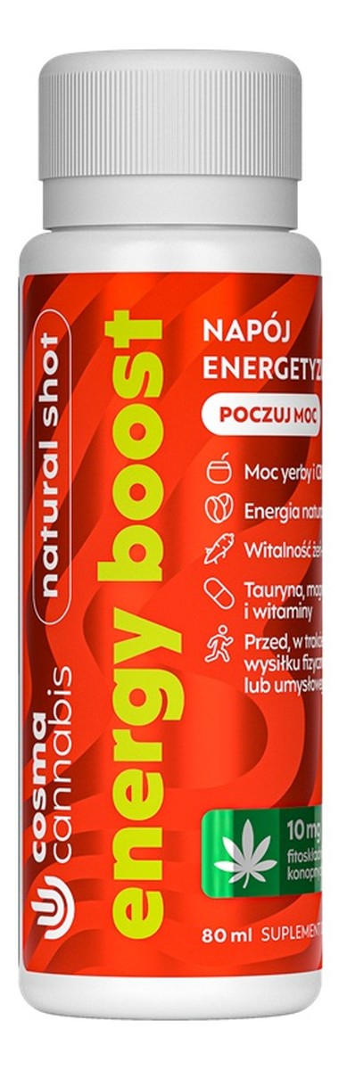 Energy boost naturalny shot energetyzujący