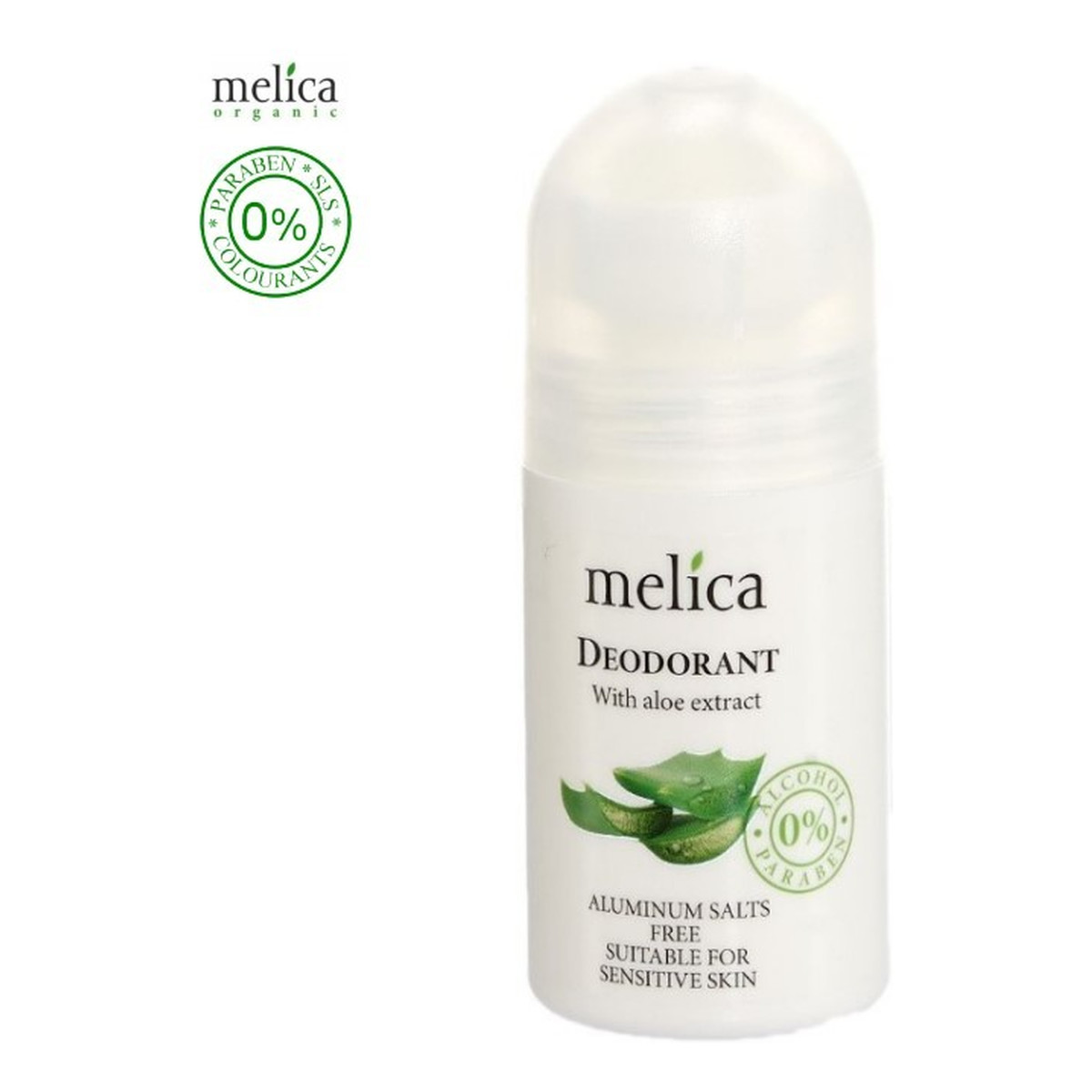 Melica Organic Dezodorant roll on z ekstraktem z aloesu 50ml