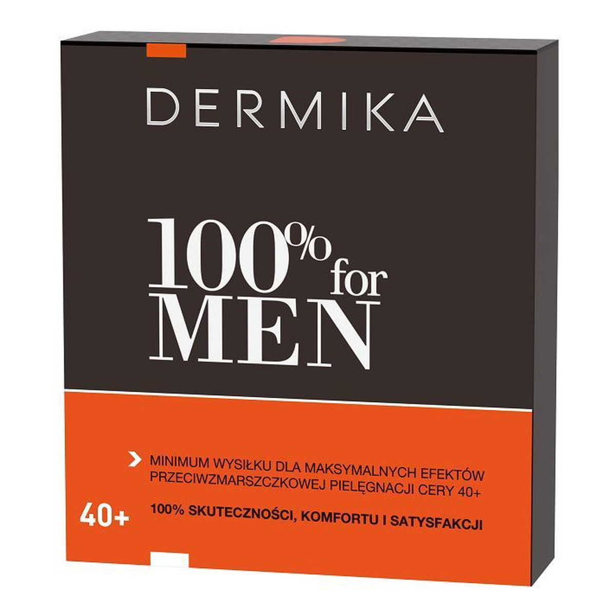 Dermika 100% For Men 40+ zestaw pielęgnacyjny