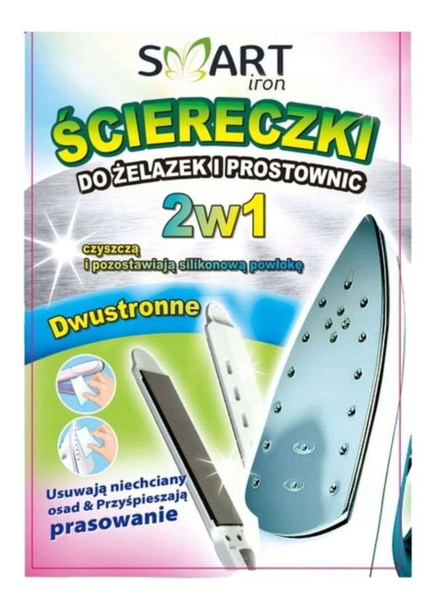 2w1 ściereczki do czyszczenia żelazek i prostownic 2szt