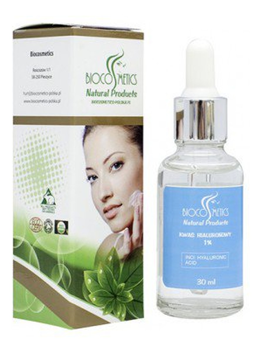 Kwas Hialuronowy 1% szklana butelka