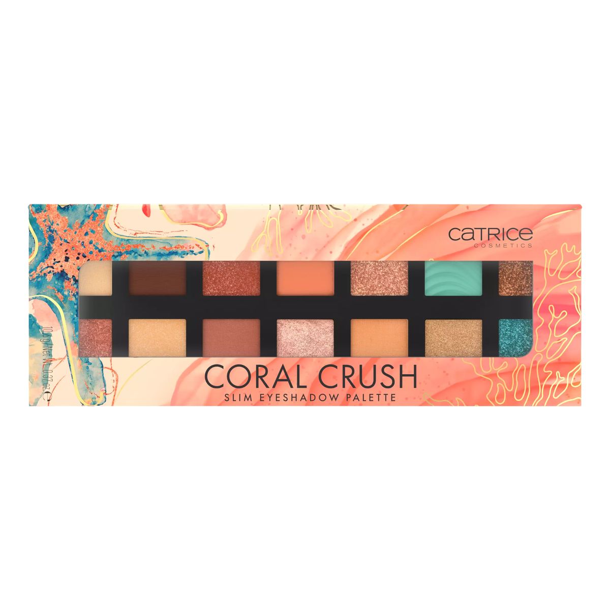 Catrice Coral Crush Slim Paleta cieni do powiek 10.6g