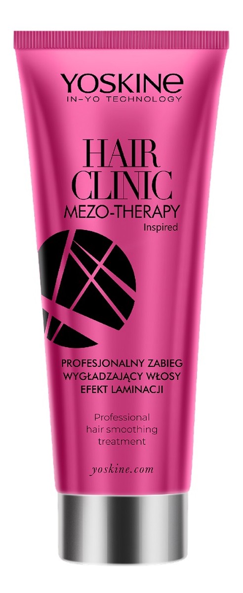 Hair clinic mezo-therapy profesjonalny zabieg wygładzający włosy-efekt laminacji