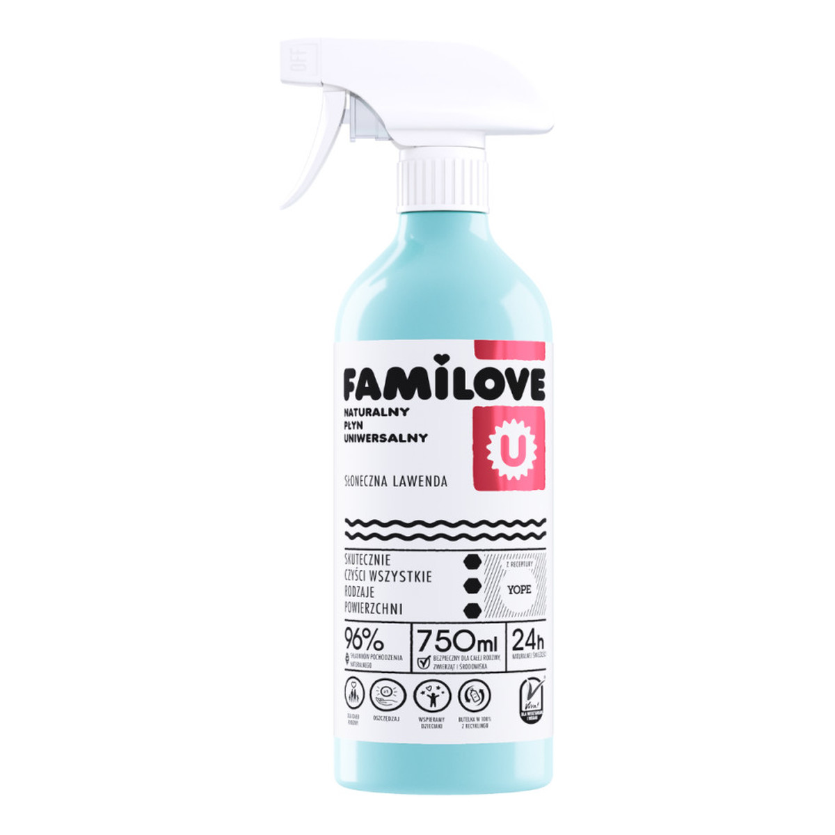 Yope Familove Naturalny płyn uniwersalny Lawenda 750ml