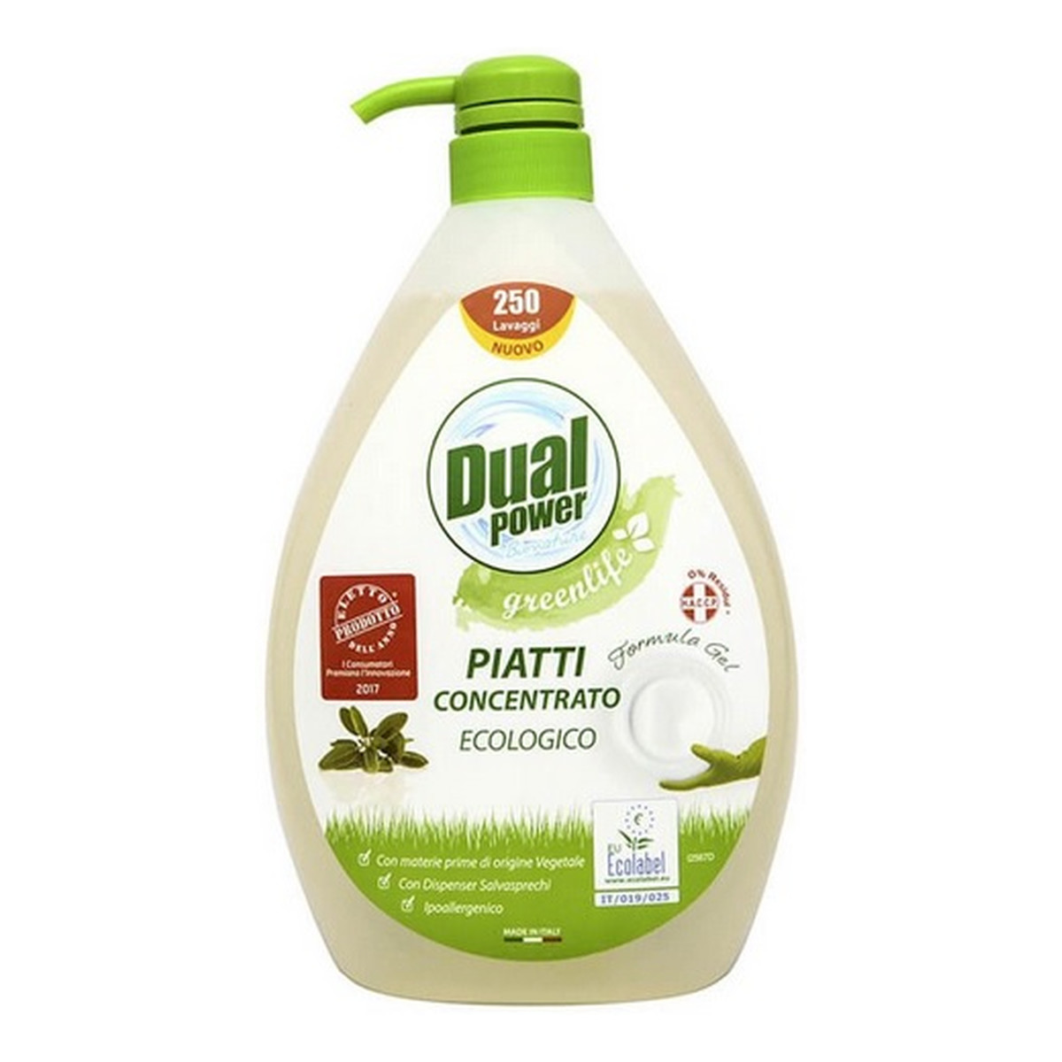 Dual Power Greenlife ekologiczny żel do mycia naczyń 1000ml