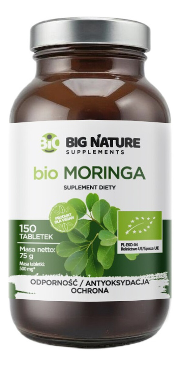Bio moringa suplement diety 150 tabletek