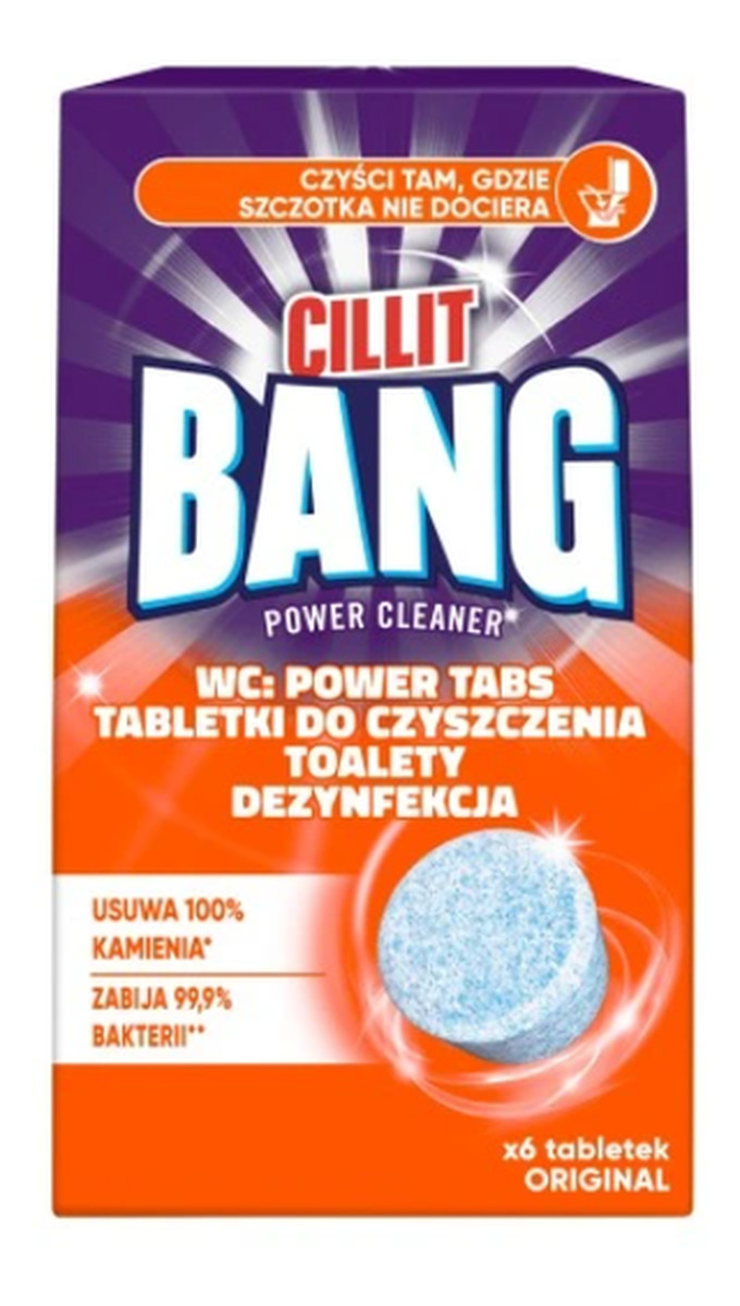 Tabletki do czyszczenia toalety