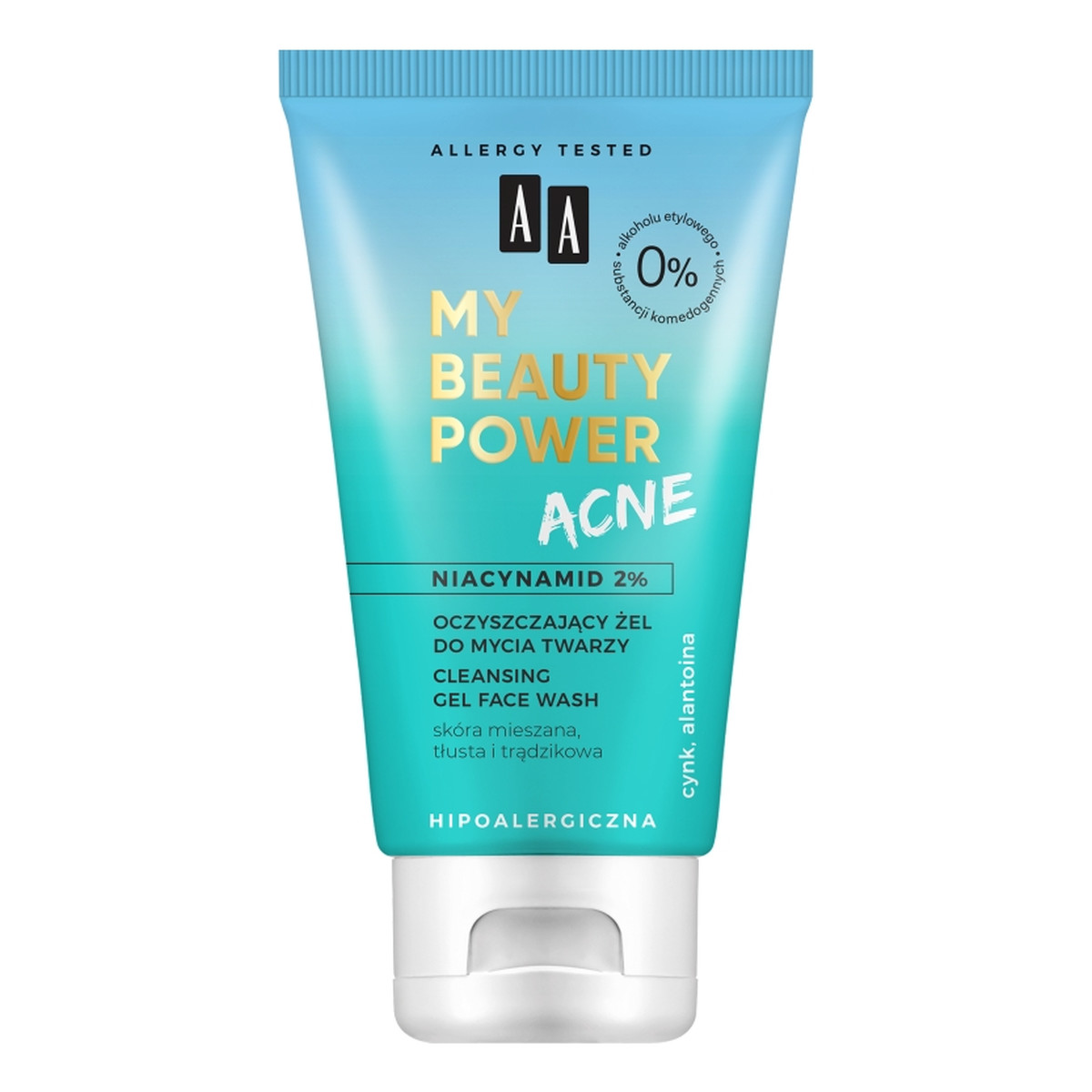 AA My Beauty Power Acne oczyszczający Żel do mycia twarzy 150ml