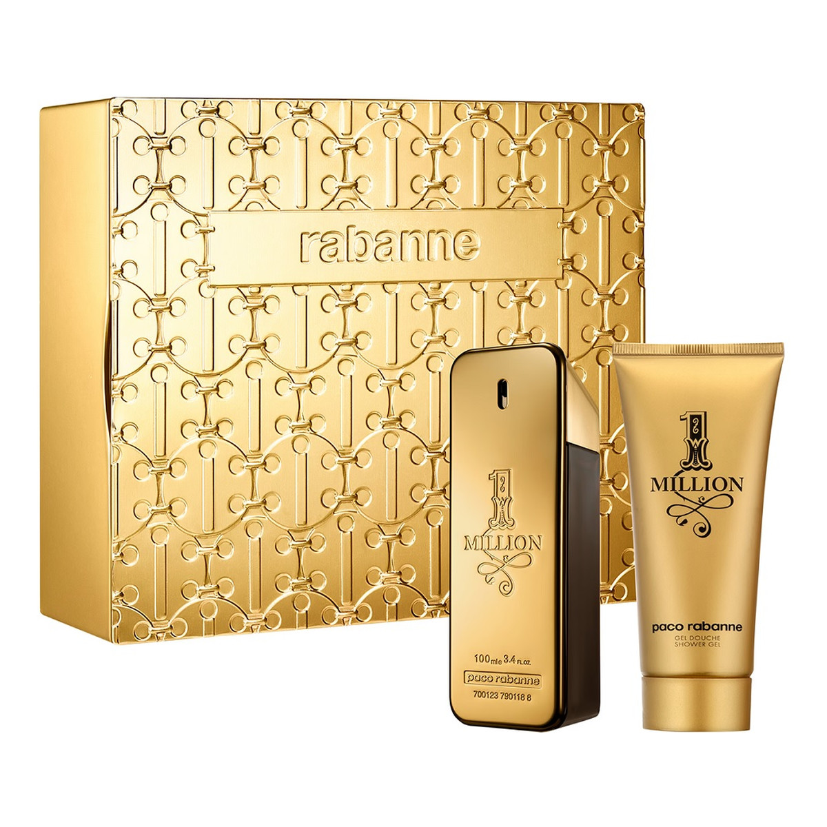 Paco Rabanne 1 Million Men Zestaw woda toaletowa spray 100ml + żel pod prysznic 100ml
