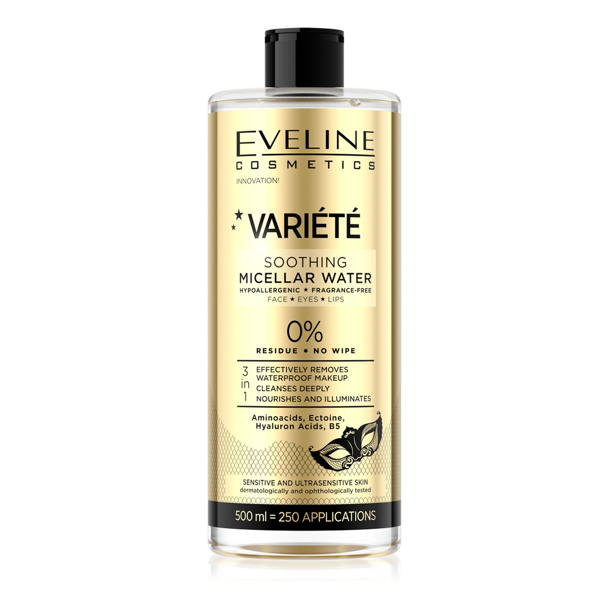 Eveline Variete Łagodzący Płyn Micelarny dla Skóry Wrażliwej 500ml