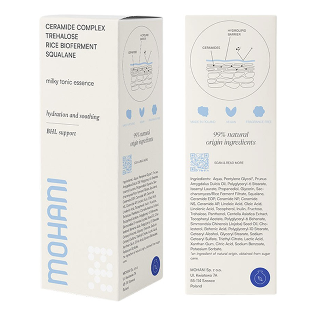Mohani Mleczna esencja tonizująca 100ml