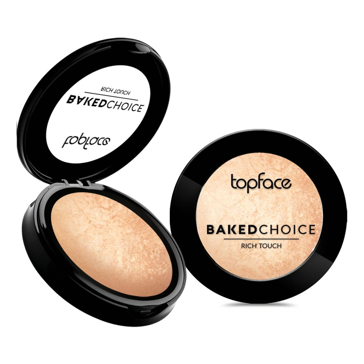 Topface Baked Choice Rich Touch Highlighter Wypiekany rozświetlacz 6g