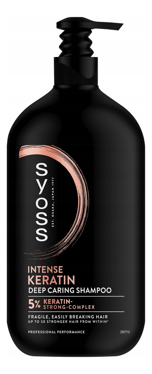 Keratin shampoo szampon do włosów słabych i łamliwych