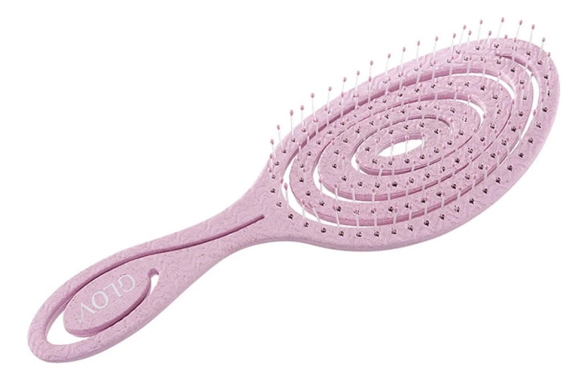 Biobased brush biodegradowalna szczotka do włosów pink