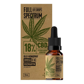 Olejek Konopny CBD+CBDA 18% płyn
