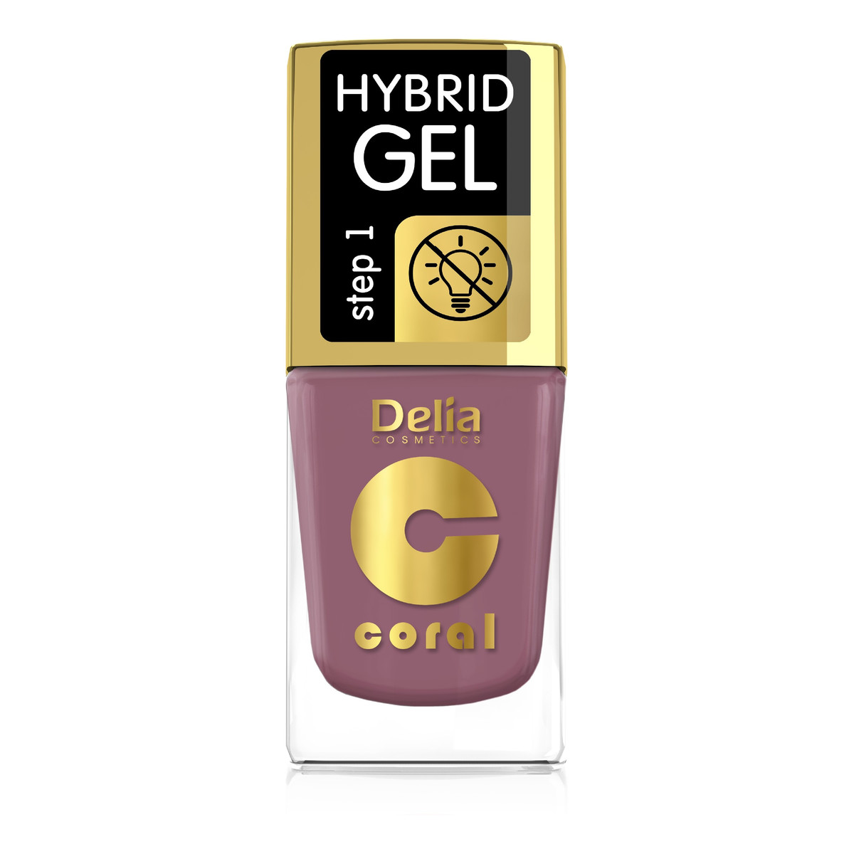 Delia Hybrid Gel Coral Lakier Do Paznokci 11ml