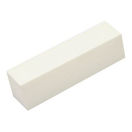 Pack Of 10 White Sanding Nail Blocks komplet bloków polerskich do paznokci Biały 10szt