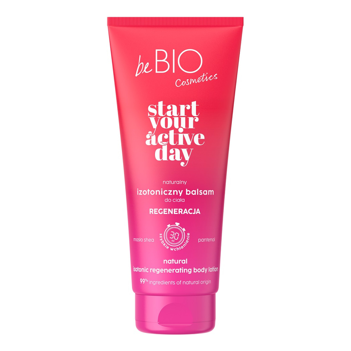 Be Bio Ewa Chodakowska Start Your Active Day naturalny izotoniczny Balsam do ciała regeneracja 200ml