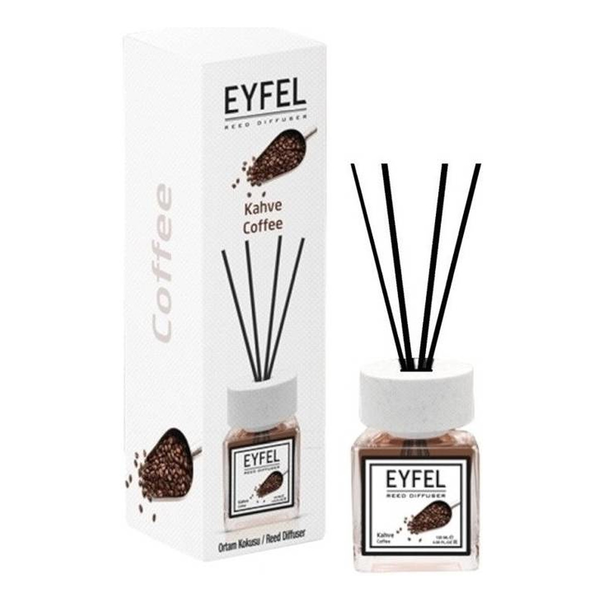 Eyfel Dyfuzor zapachowy z patyczkami Czarna kawa 120ml