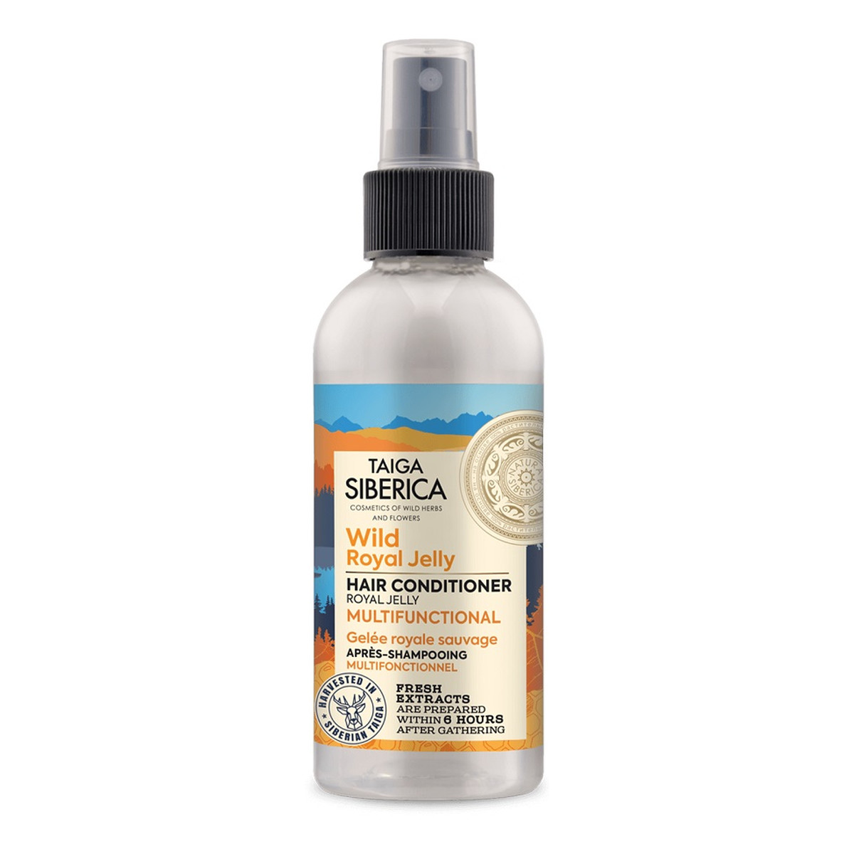 Natura Siberica Taiga siberica wild royal jelly multifunkcyjna odżywka do włosów w sprayu z mleczkiem pszczelim 170ml