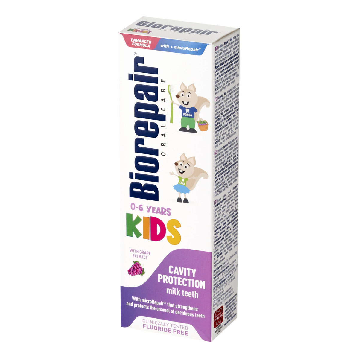 BlanX Biorepair kids pasta do zębów dla dzieci 0-6 lat z ekstraktem z winogronu 50ml