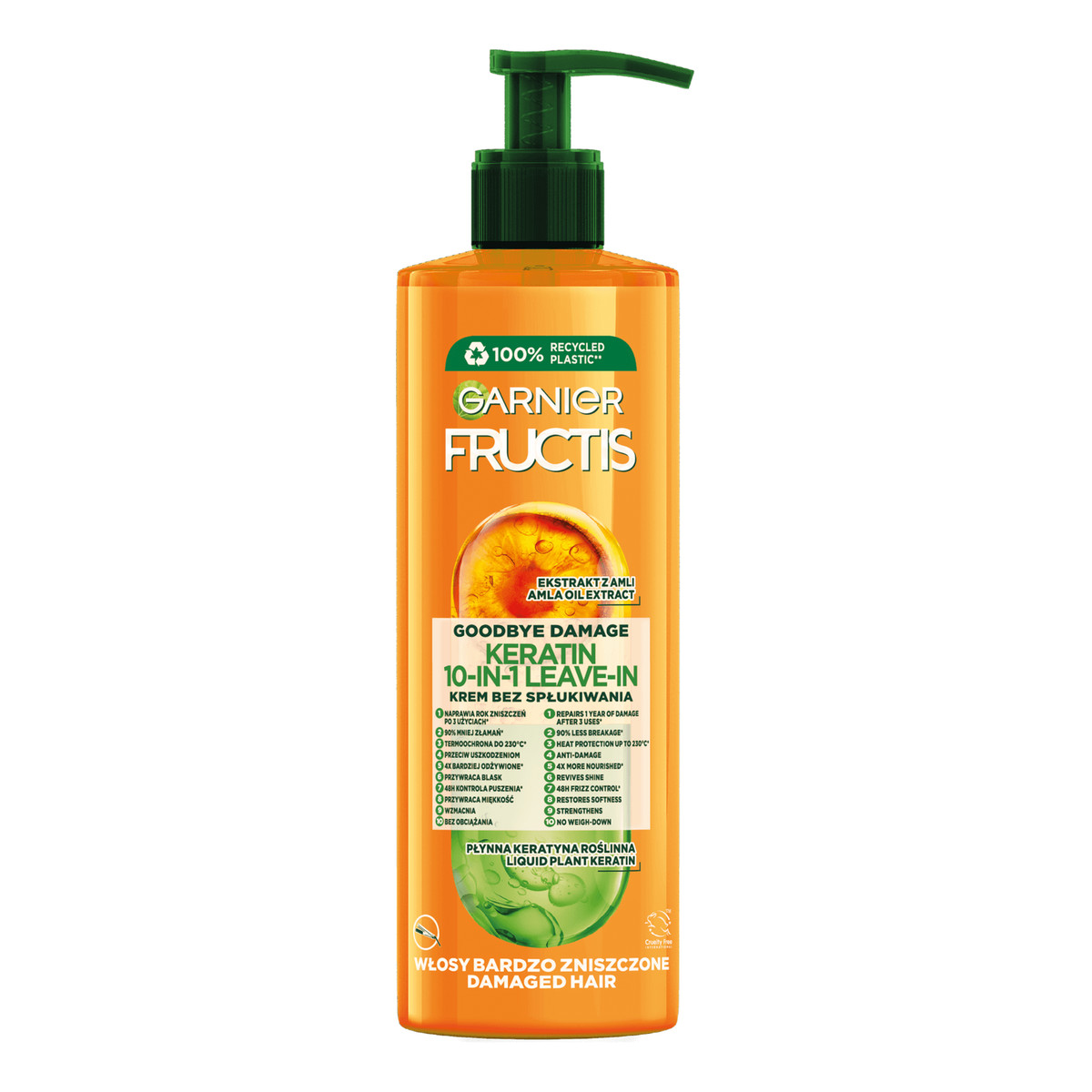 Garnier Fructis Goodbye Damage 10in1 All-In-One Leave-In Krem bez spłukiwania 400ml