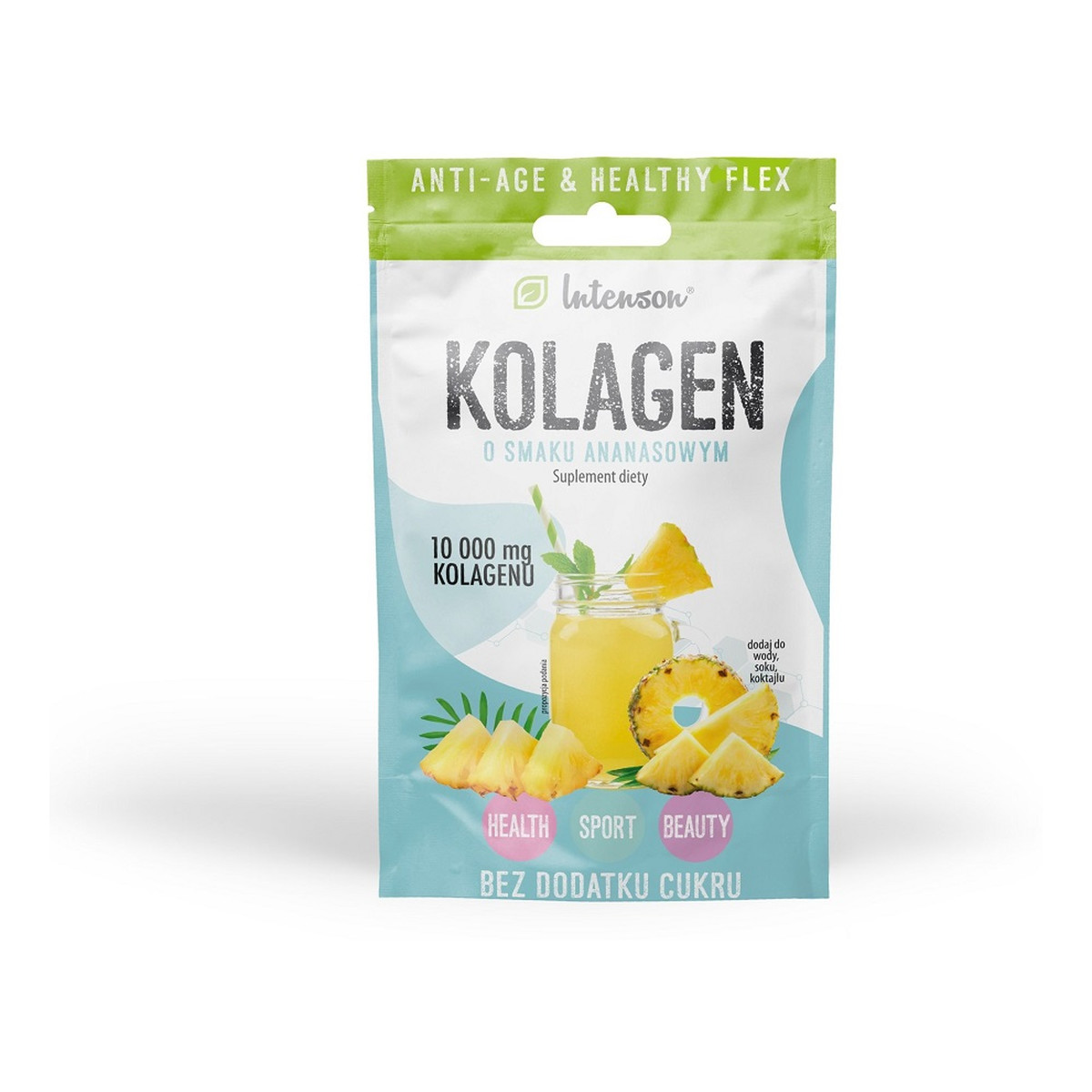 Intenson Kolagen o smaku ananasowym suplement diety 11g