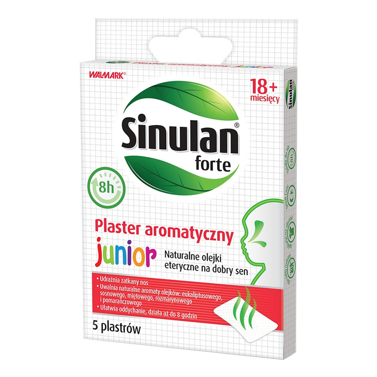 Sinulan Forte junior plaster aromatyczny 5szt
