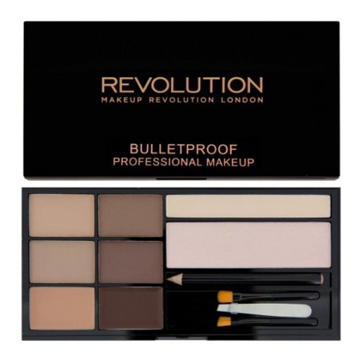 Makeup Revolution Ultra Brow Fair To Medium Paleta Do Stylizacji Brwi