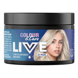 Live colour&care 5 minutowa koloryzująca i pielęgnująca maska do włosów icy pearl
