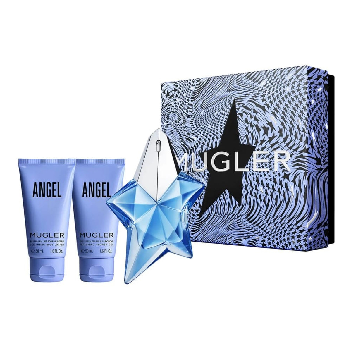 Thierry Mugler Angel Zestaw woda perfumowana spray 25ml + żel pod prysznic 50ml + balsam do ciała 50ml