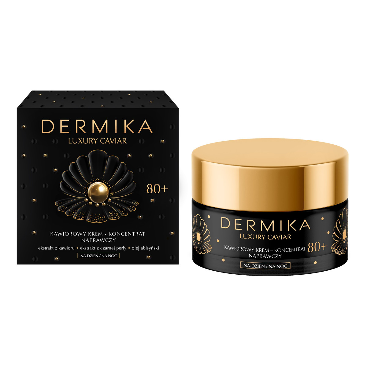 Dermika Luxury Caviar kawiorowy Krem-koncentrat naprawczy 80+ na dzień i noc 50ml