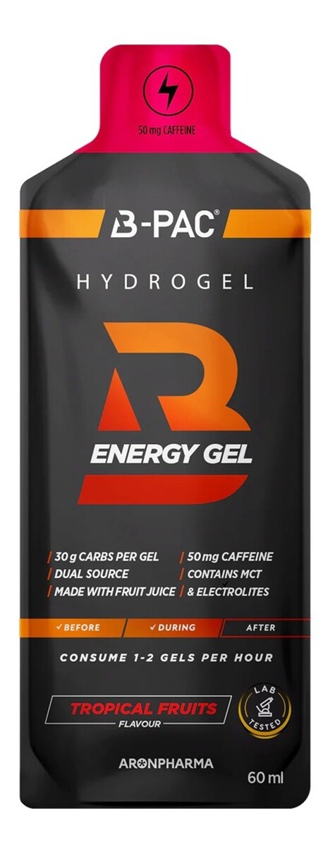 Żel energetyczny z kofeiną tropical fruits 60ml