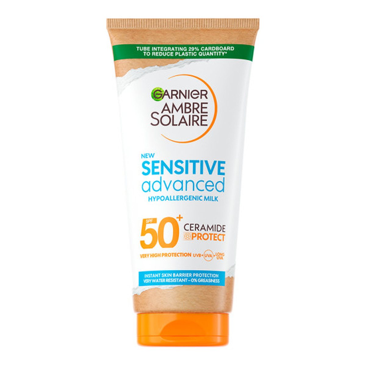 Garnier Ambre Solaire Sensitive Advanced hipoalergiczne Mleczko ochronne do ciała spf50+ 175ml