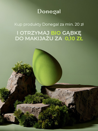 Koszyk Donegal w Wizaż24  min. 20zł | Donegal Gąbka Bio do makijazu za 0,10zł