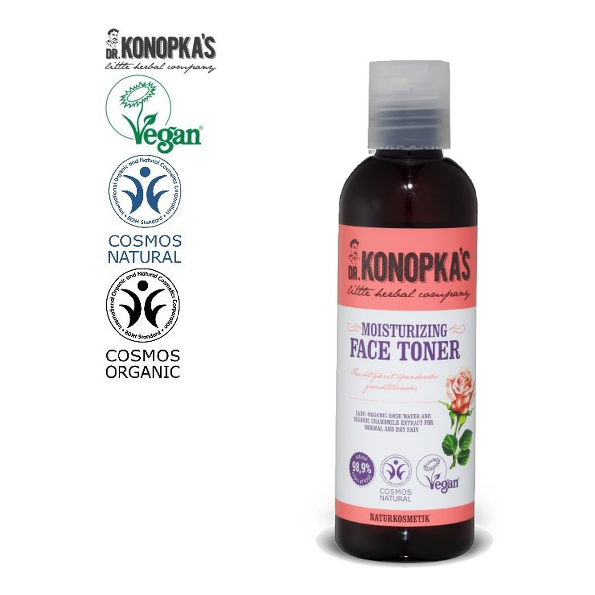 Dr. Konopka's NAWILŻAJĄCY TONIK DO TWARZY 200ml