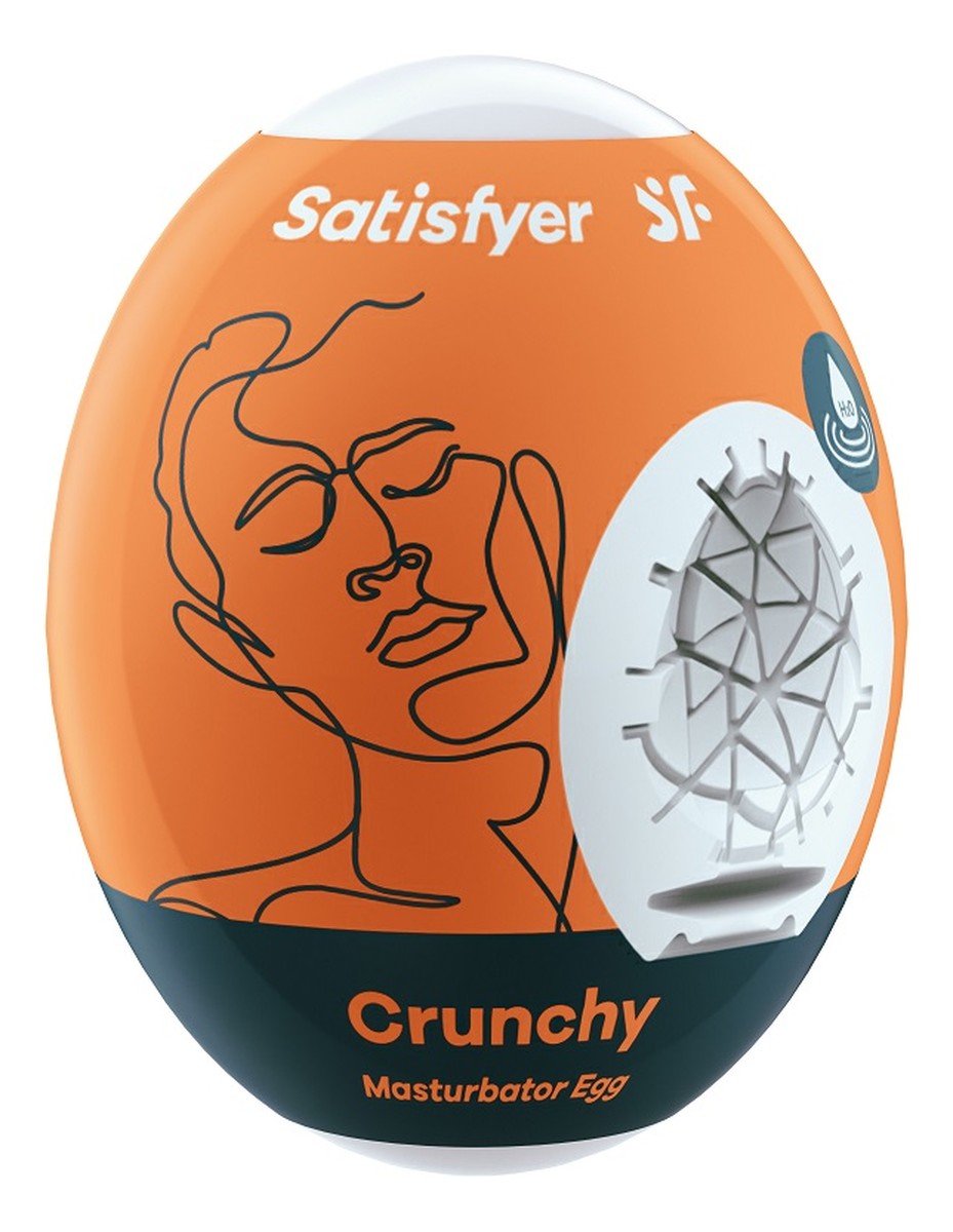 Masturbator egg masturbator w kształcie jajka crunchy