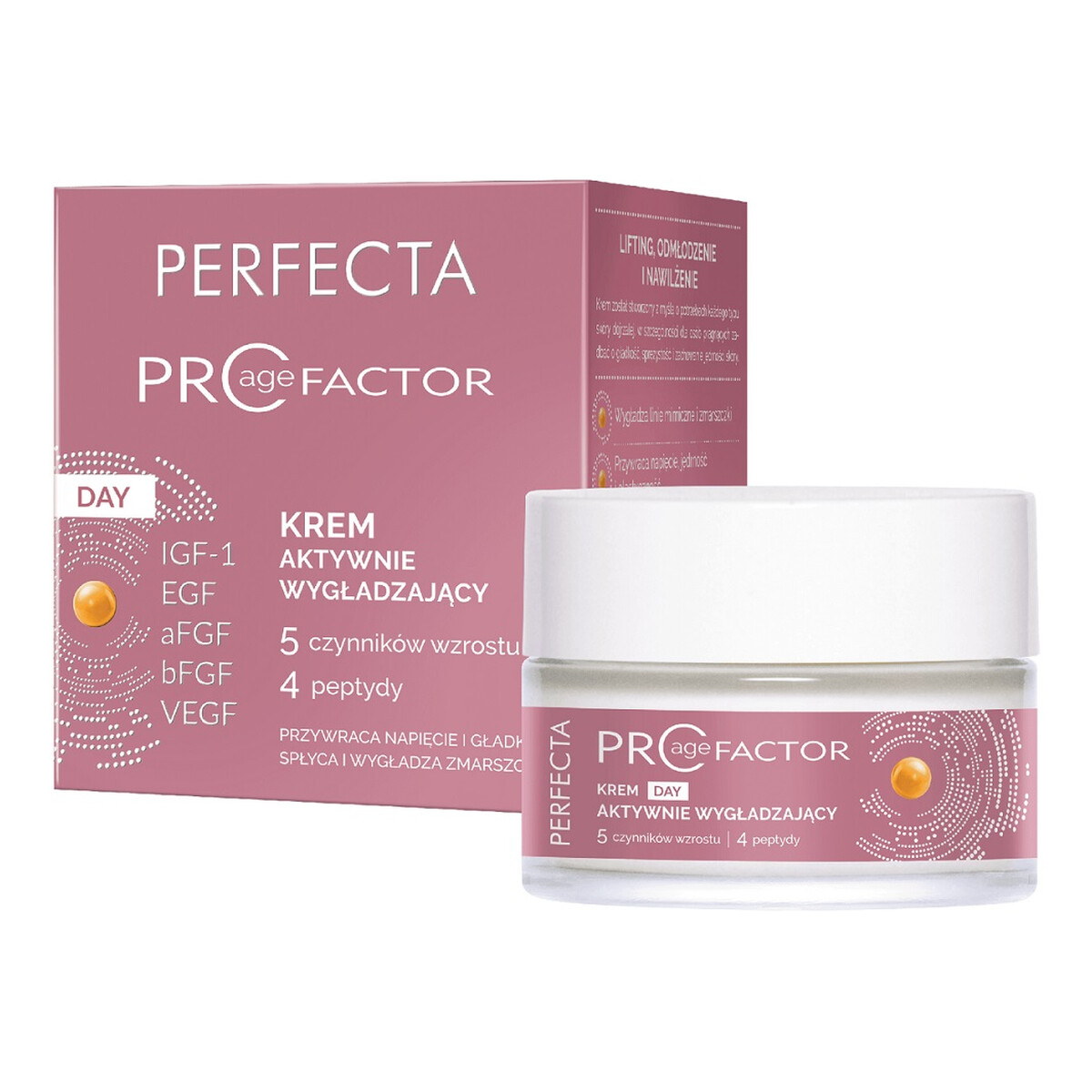 Perfecta Pro Age Factor Krem aktywnie wygładzający na dzień 50ml