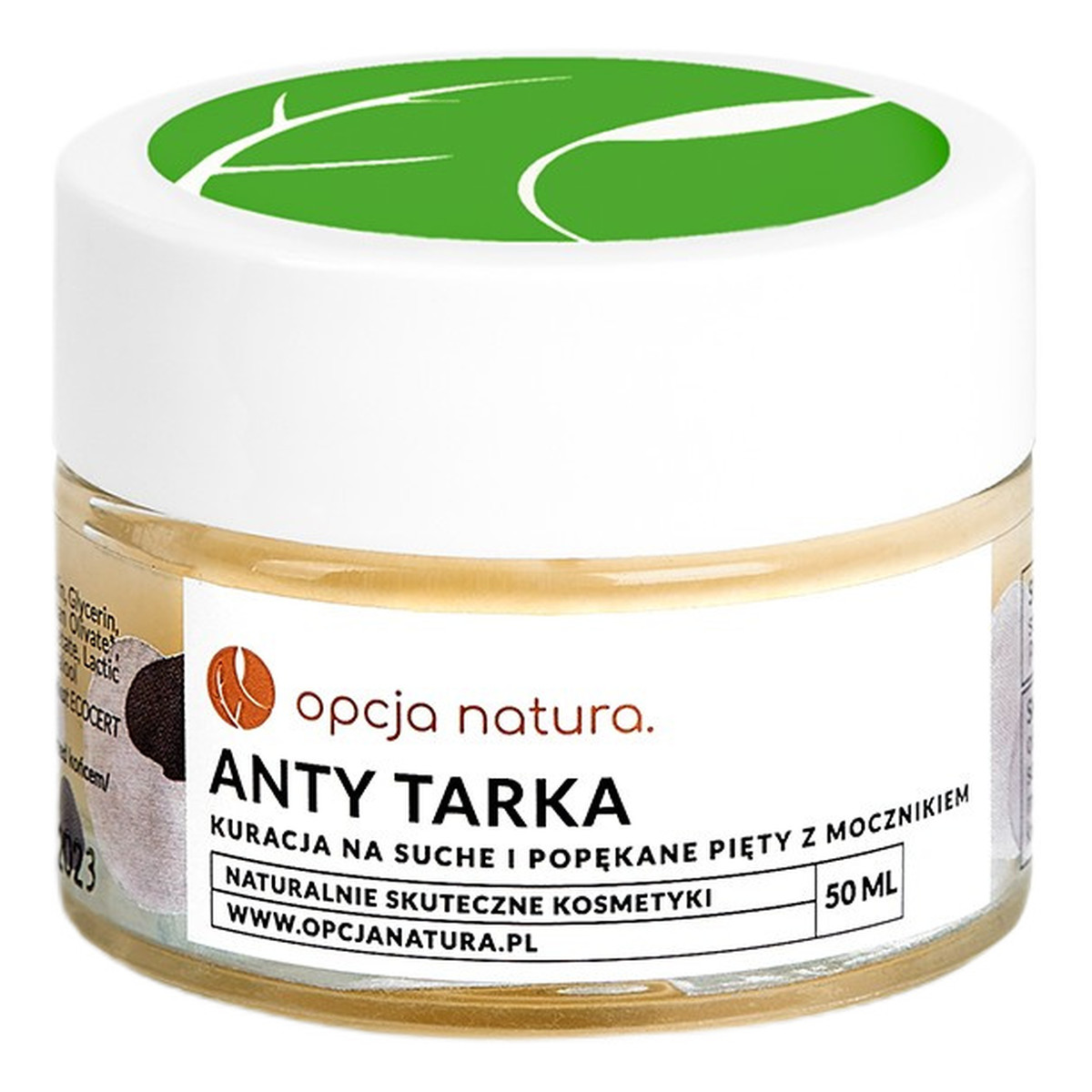 Opcja Natura Anty tarka kuracja na suche i popękane pięty z mocznikiem 50ml