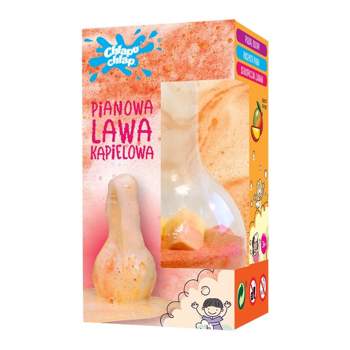 Chlapu Chlap Pianowa lawa kąpielowa o zapachu mango