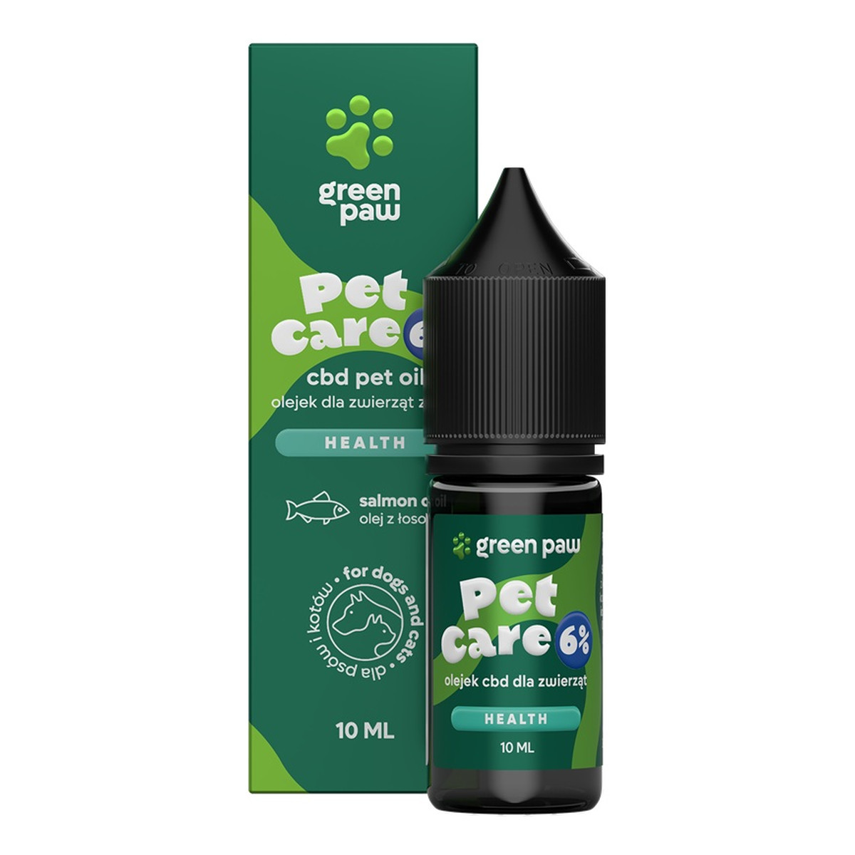 Green Paw Pet Care 6% Olejek cbd dla zwierząt 10ml